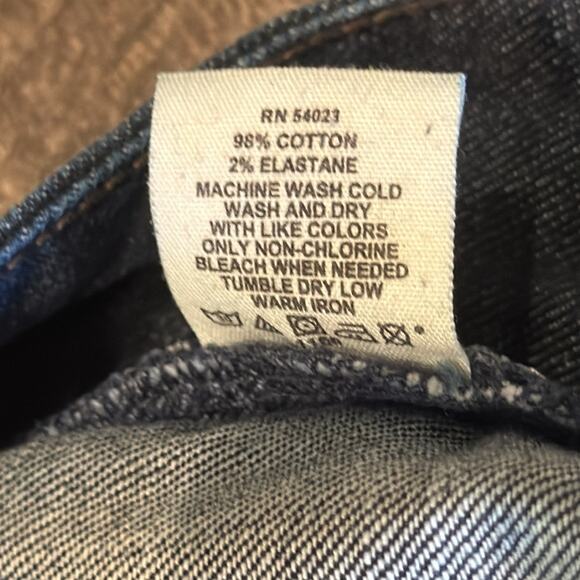 GAP Women's Mid Rise Curvy Bootcut Jean Atlantic Blue Size 12 - Picture 7 of 7